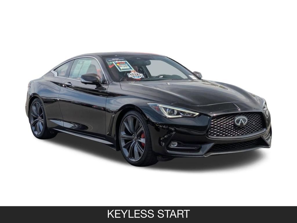 Certified 2022 INFINITI Q60 Red Sport 400 w/ Carbon Fiber Package image 2
