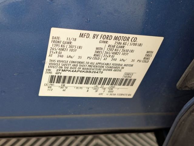 Used 2019 Ford Edge ST w/ Equipment Group 401A AWD/4WD image 38