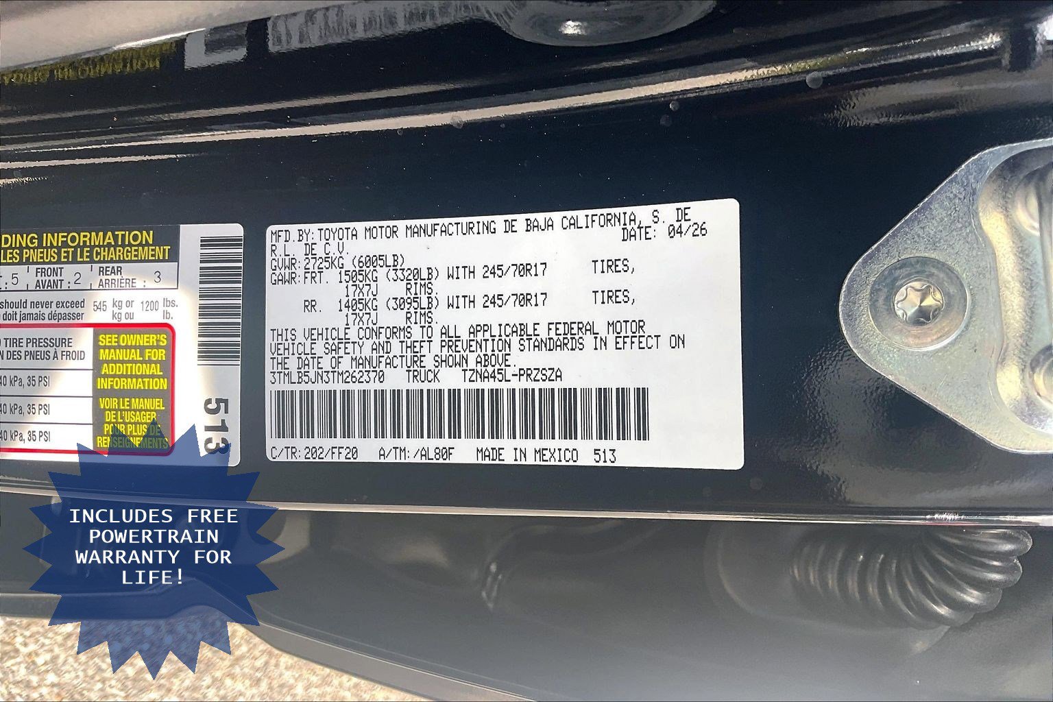 New 2026 Toyota Tacoma SR5 AWD/4WD image 17