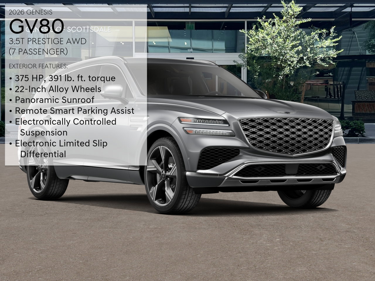 New 2026 Genesis GV80 3.5T Prestige AWD/4WD image 3