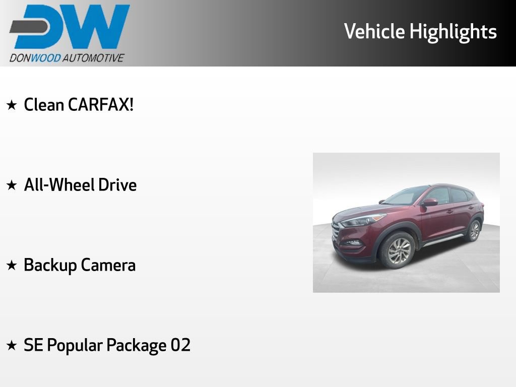Used 2017 Hyundai Tucson SE w/ SE Popular Package 02 AWD/4WD image 6