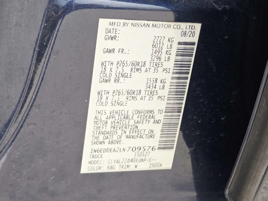 Used 2020 Nissan Frontier SV RWD image 36