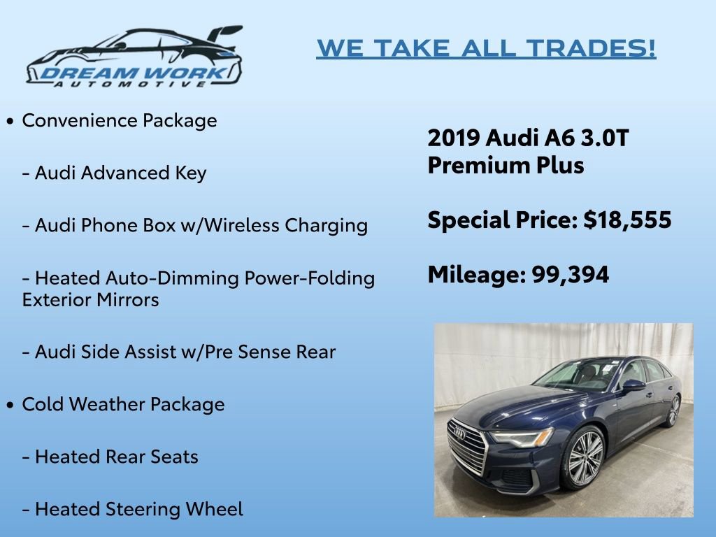 Used 2019 Audi A6 3.0T Premium Plus w/ Premium Plus Package image 2
