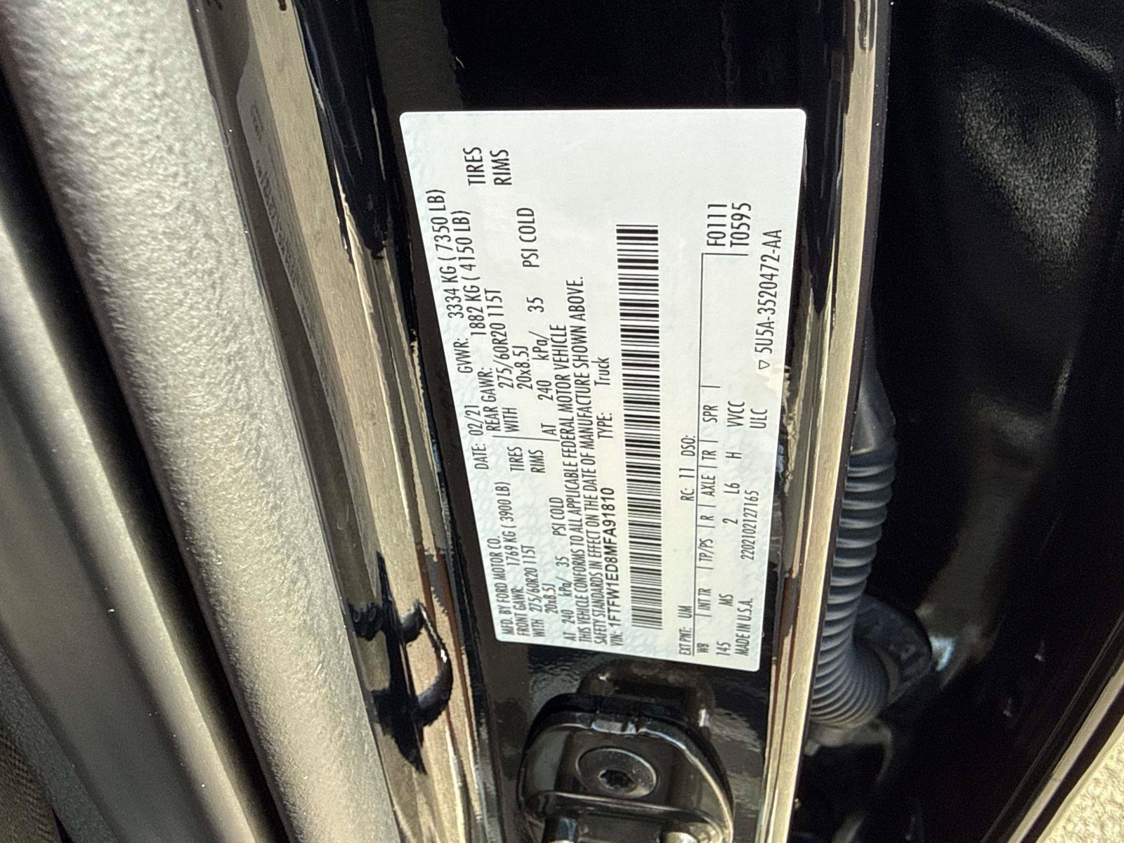 Used 2021 Ford F150 XLT w/ Equipment Group 302A High AWD/4WD image 31