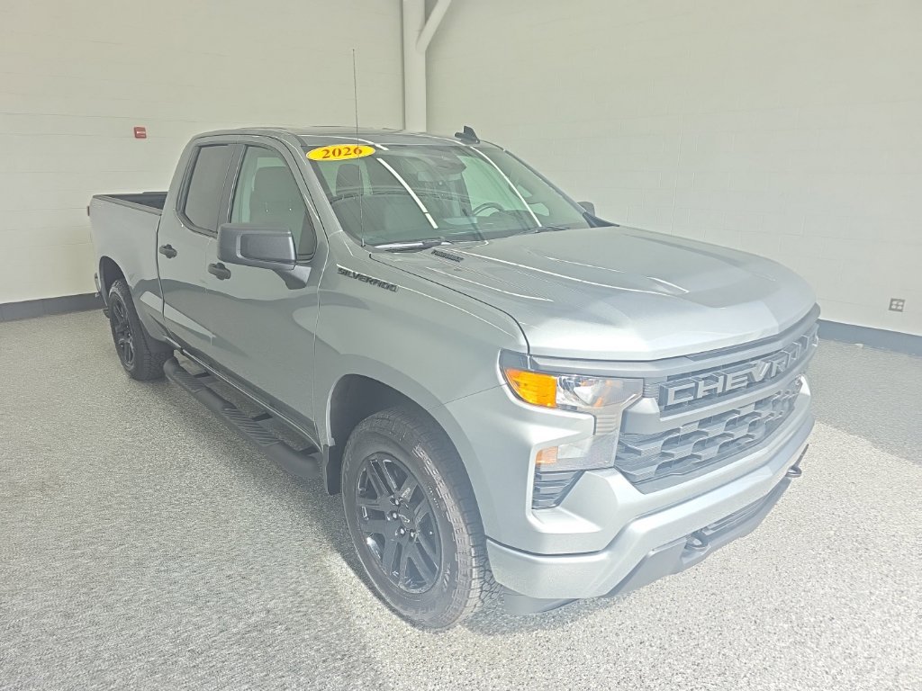 Used 2026 Chevrolet Silverado 1500 Custom w/ Turbomax Blackout Package AWD/4WD image 7