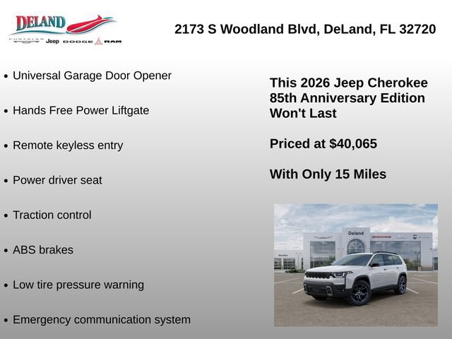 New 2026 Jeep Cherokee Limited AWD/4WD image 41