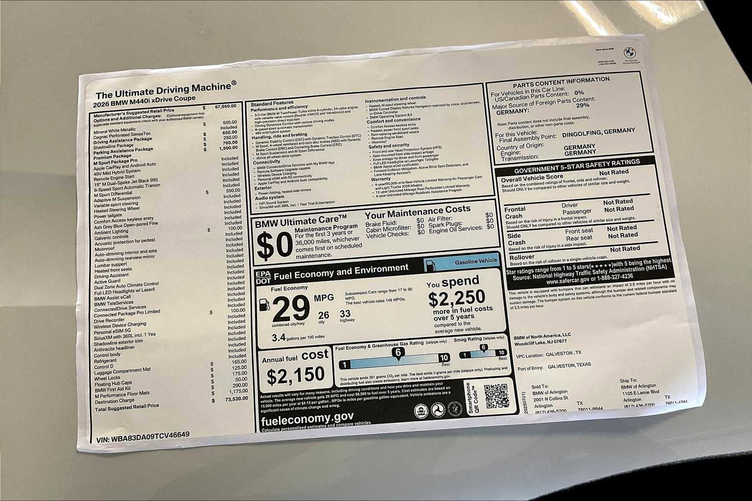 New 2026 BMW 440i xDrive Coupe w/ Premium Package image 19