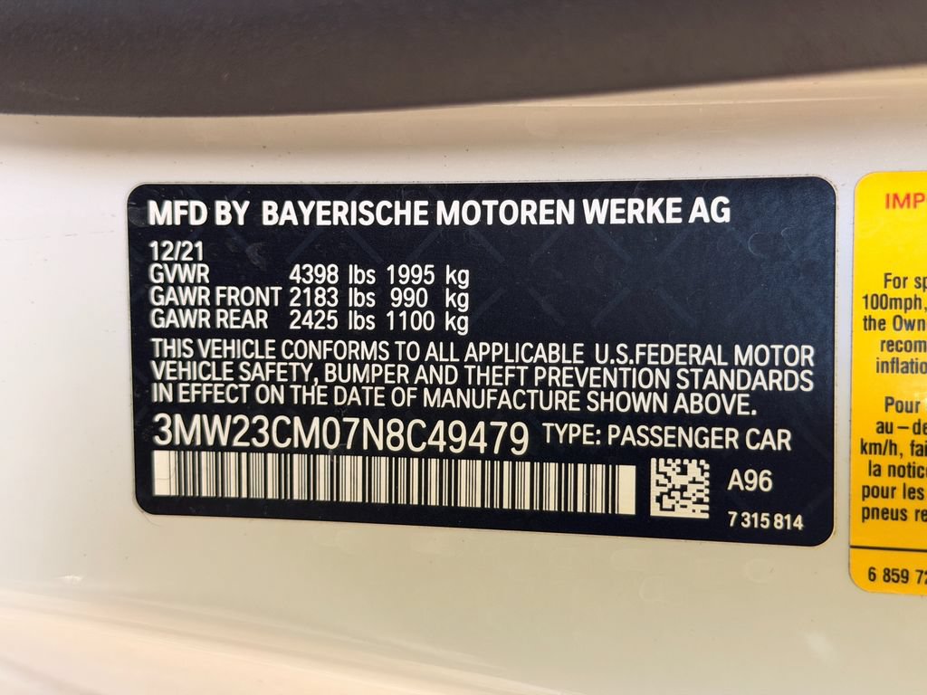 Used 2022 BMW 230i Coupe w/ Convenience Package RWD image 36