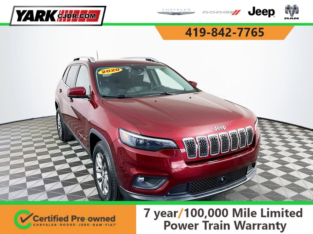 Certified 2020 Jeep Cherokee Latitude Lux w/ Quick Order Package 26H Lux image 1
