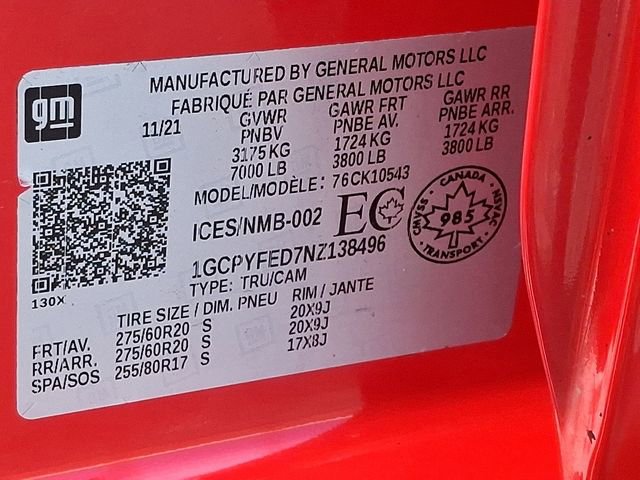 Used 2022 Chevrolet Silverado 1500 LT Trail Boss w/ Bed Protection Package AWD/4WD image 27