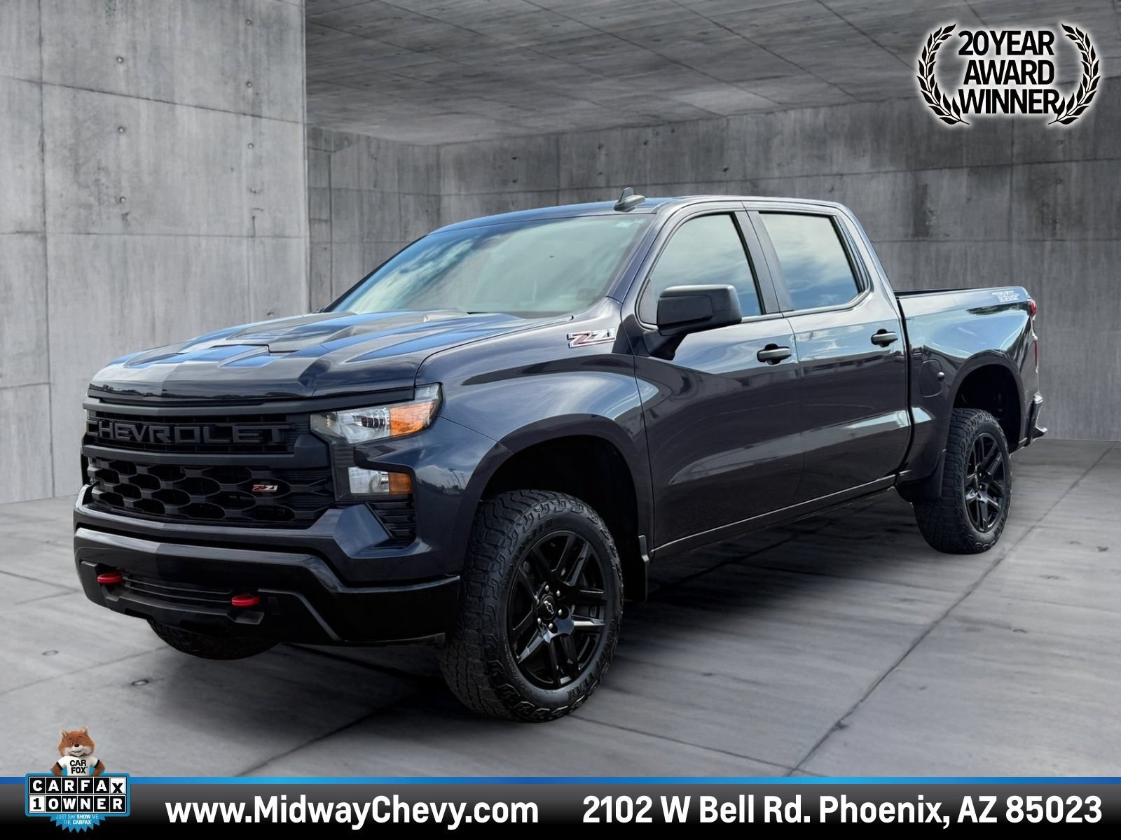 Certified 2023 Chevrolet Silverado 1500 Custom Trail Boss AWD/4WD video 1