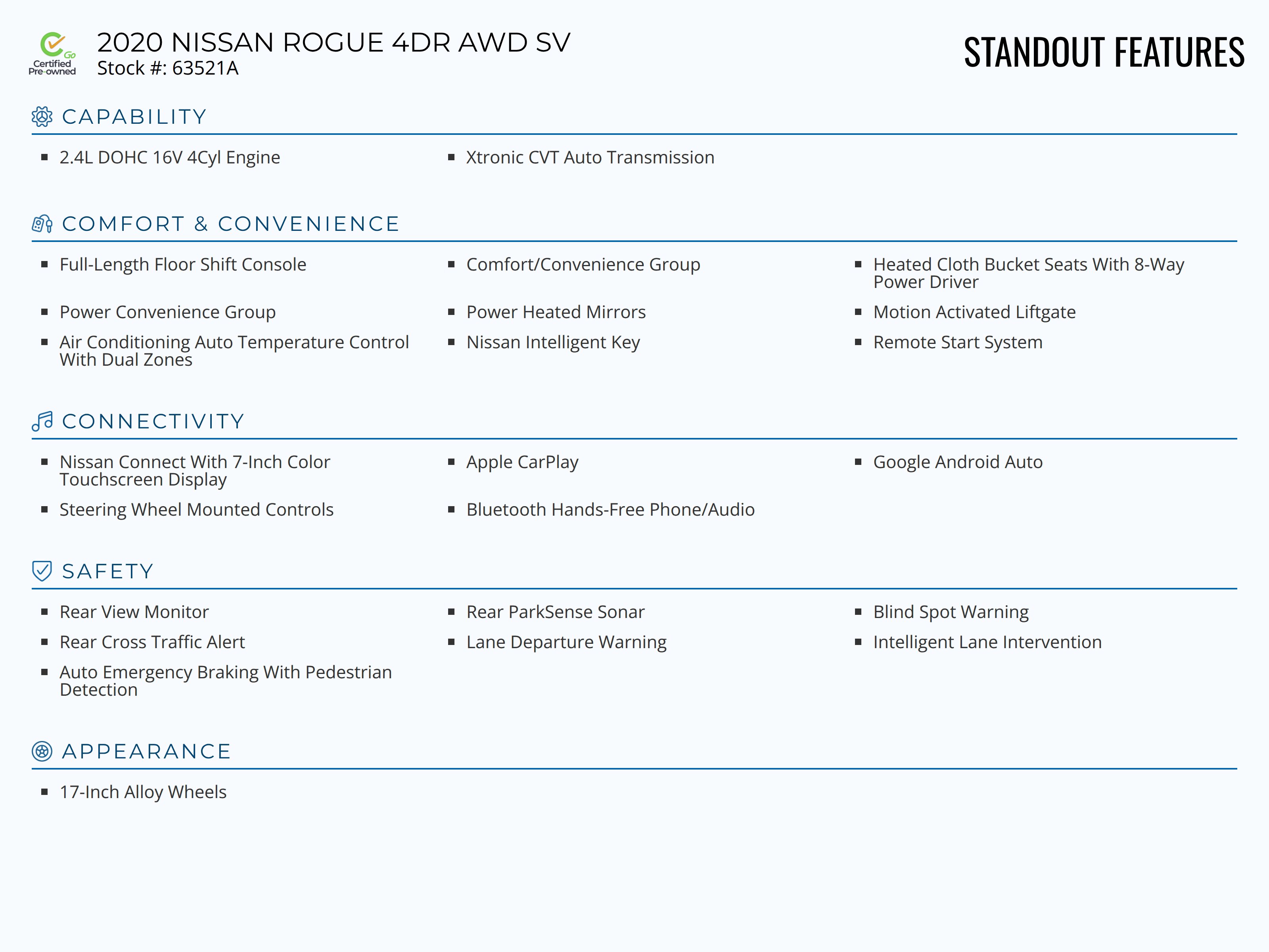 Used 2020 Nissan Rogue SV image 2