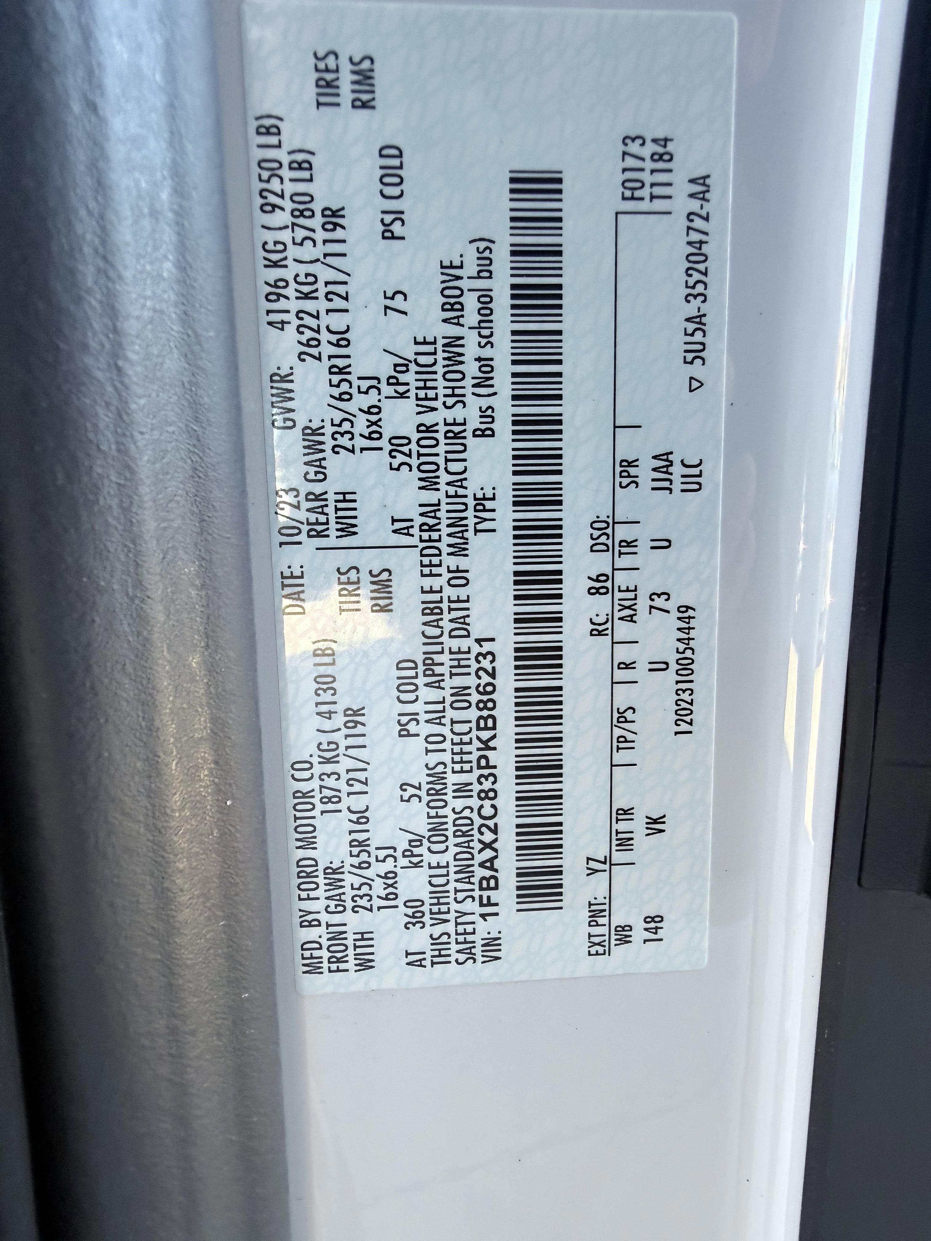 Used 2023 Ford Transit 350 XL image 37