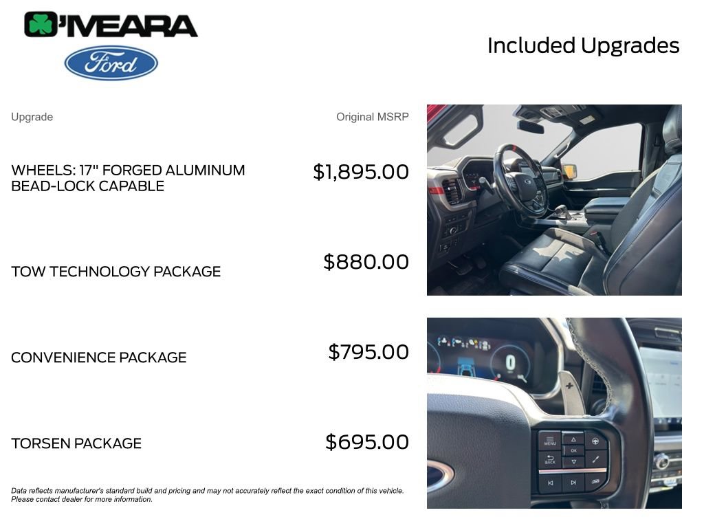 Used 2021 Ford F150 Raptor w/ Tow Technology Package AWD/4WD image 4