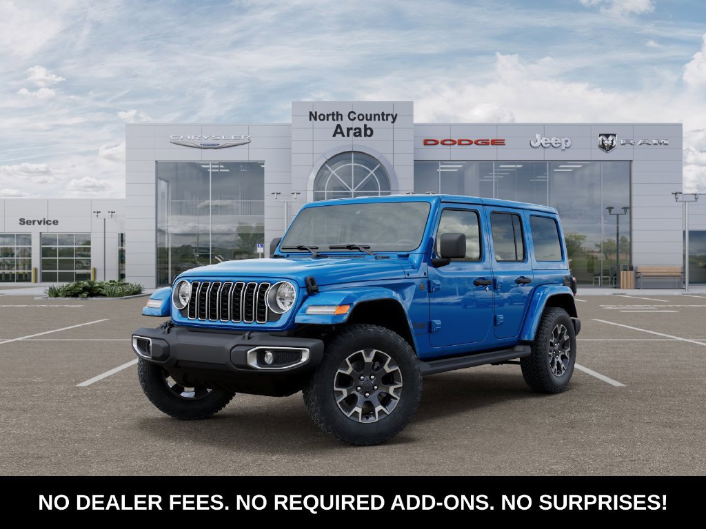New 2025 Jeep Wrangler Unlimited Sahara w/ Safety Group AWD/4WD 360° Tour