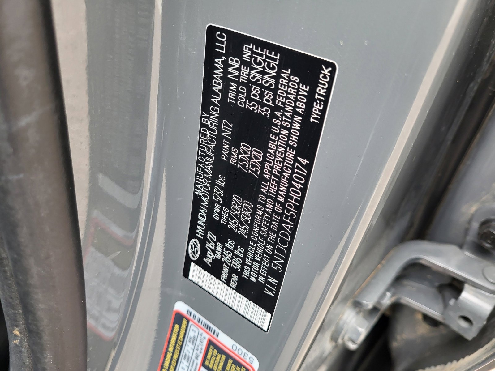 Used 2023 Hyundai Santa Cruz Night w/ Launch Package image 25