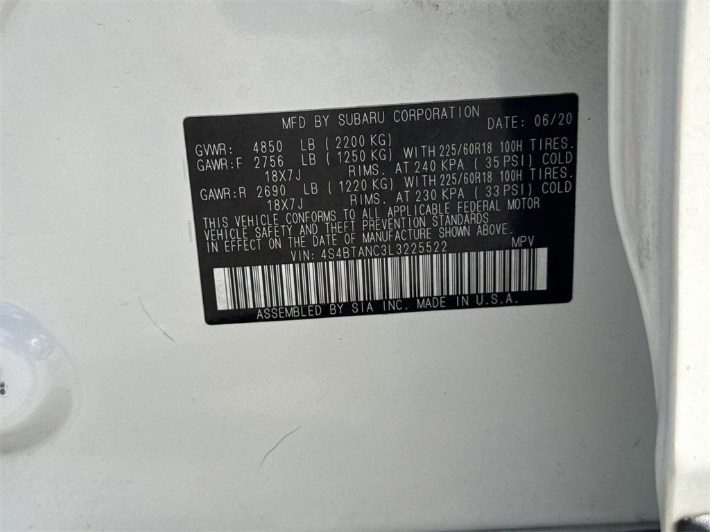 Used 2020 Subaru Outback Limited w/ Popular Package #2 image 35