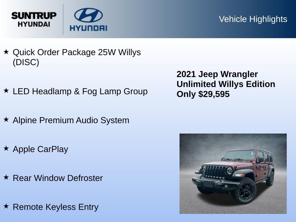 Used 2021 Jeep Wrangler Unlimited Sport image 8