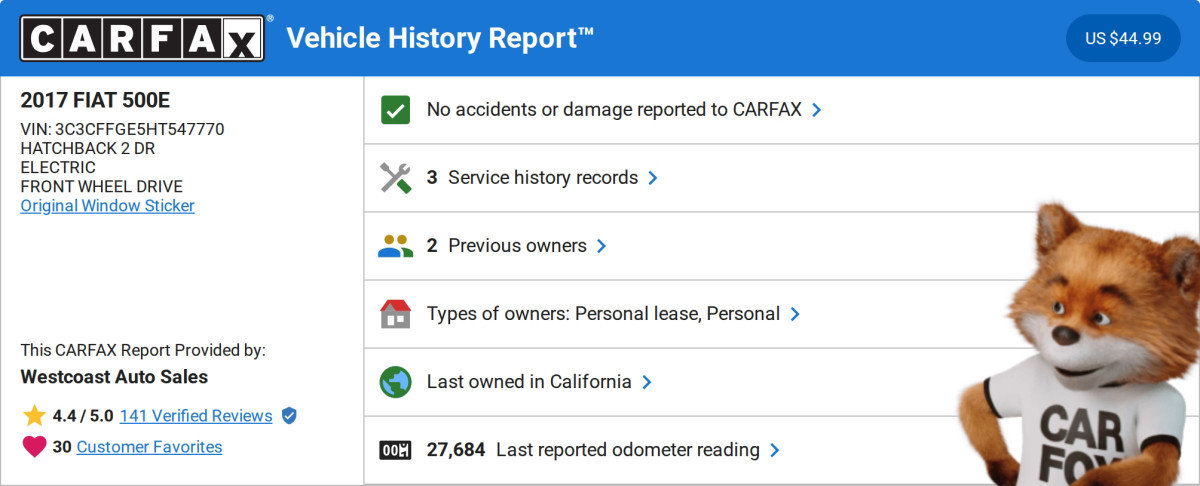 Used 2017 FIAT 500 e image 6