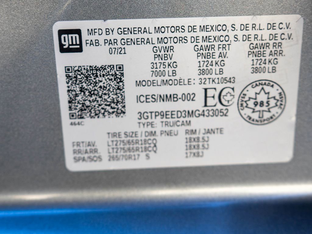 Used 2021 GMC Sierra 1500 AT4 image 40