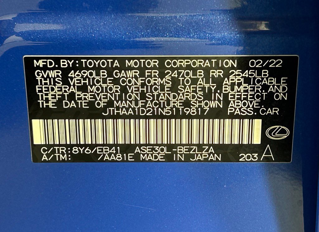 Used 2022 Lexus IS 300 w/ Accessory Package RWD image 38