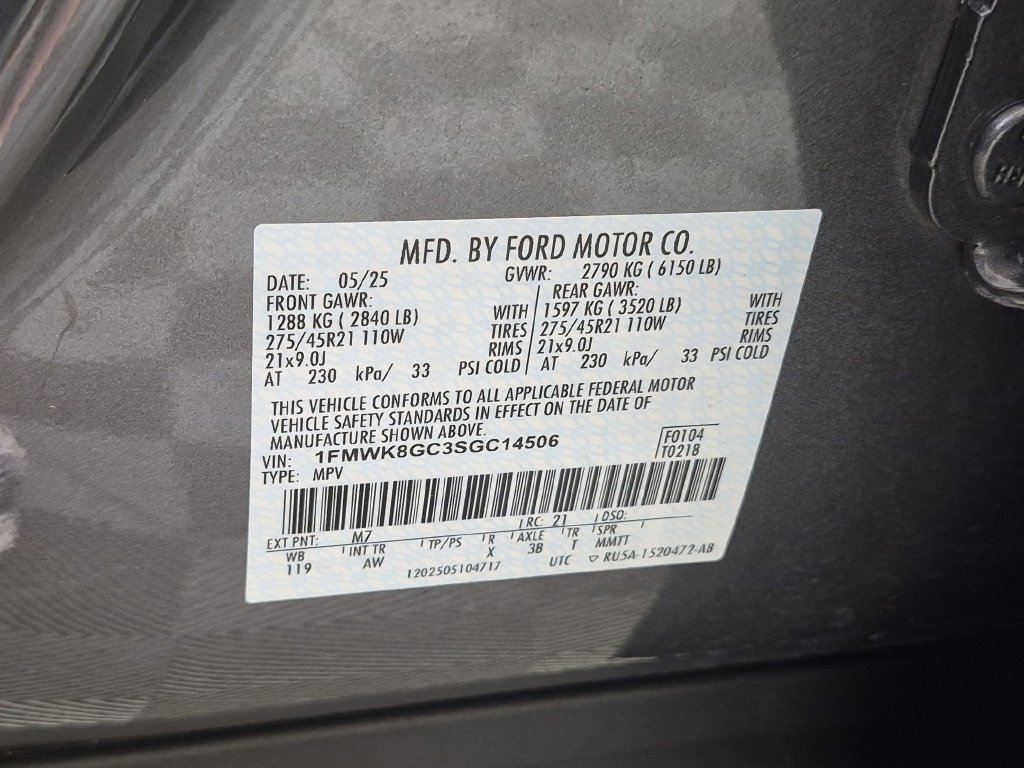 Used 2025 Ford Explorer ST w/ Sun And Sound Package AWD/4WD image 41
