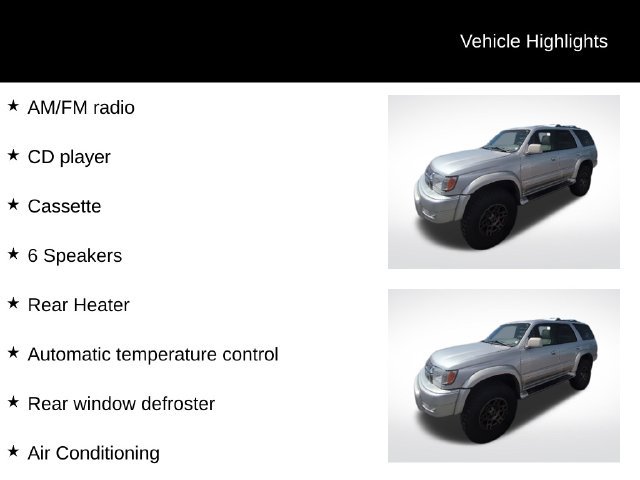 Used 2001 Toyota 4Runner Limited AWD/4WD image 8