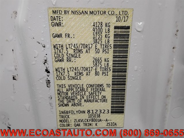 Used 2017 Nissan NV 2500 S w/ Power Basic Package image 17