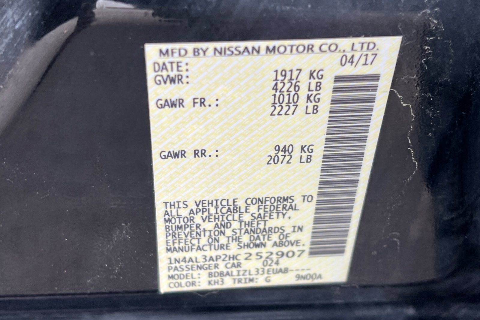 Used 2017 Nissan Altima 2.5 SV image 24