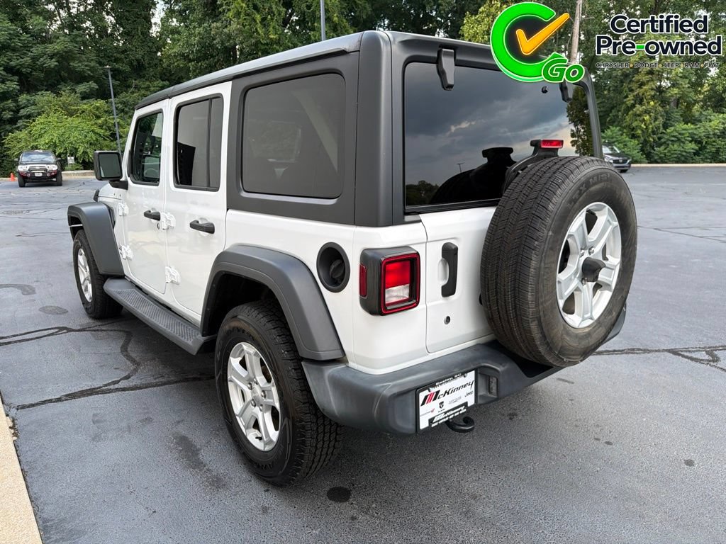 Certified 2019 Jeep Wrangler Unlimited Sport S AWD/4WD image 11