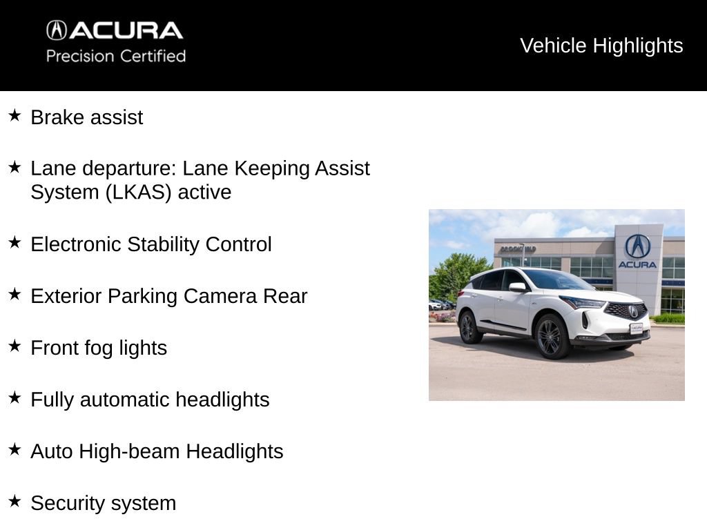 Certified 2024 Acura RDX A-Spec AWD/4WD image 13