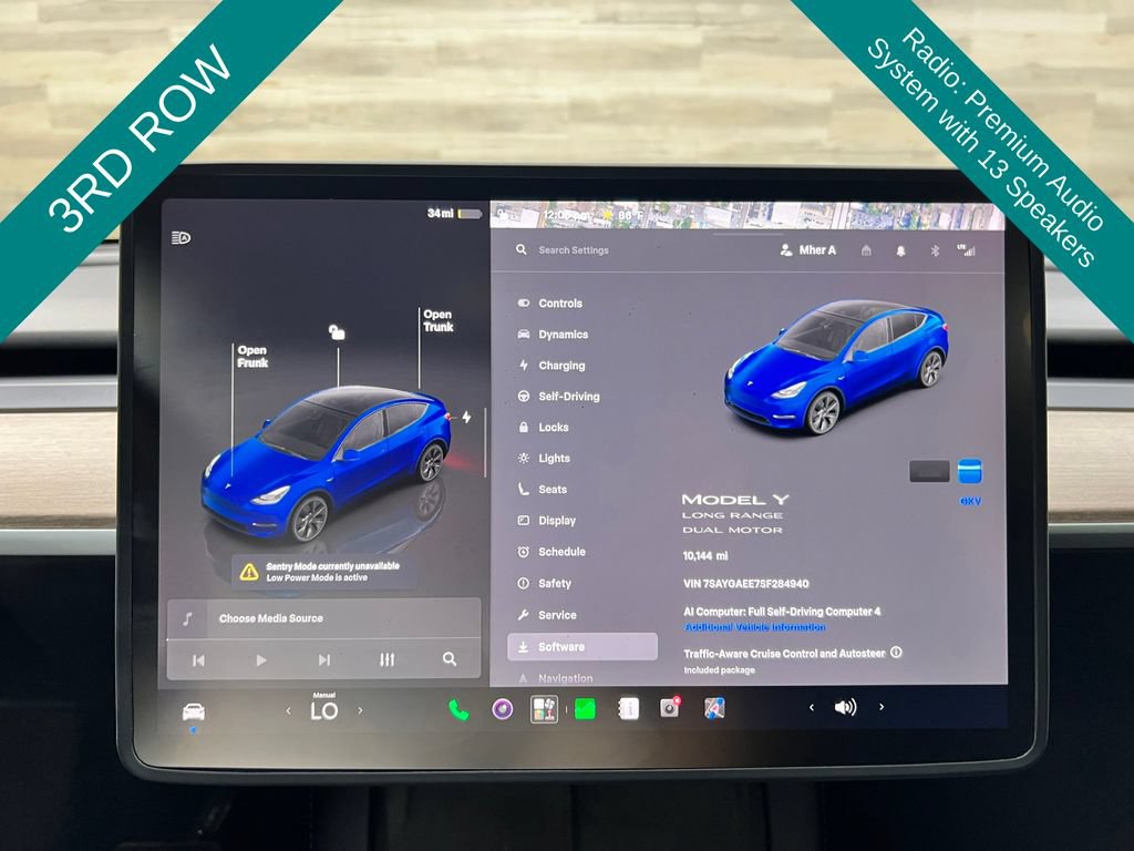 Used 2025 Tesla Model Y Long Range AWD/4WD image 4