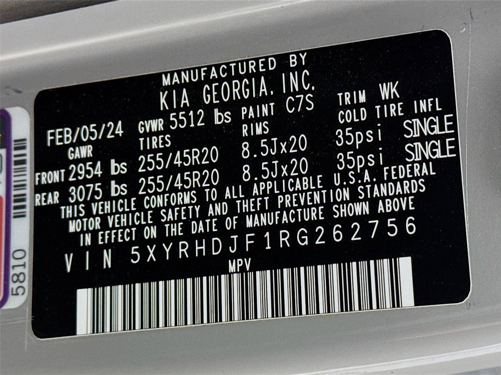 Used 2024 Kia Sorento X-Line EX AWD/4WD image 24