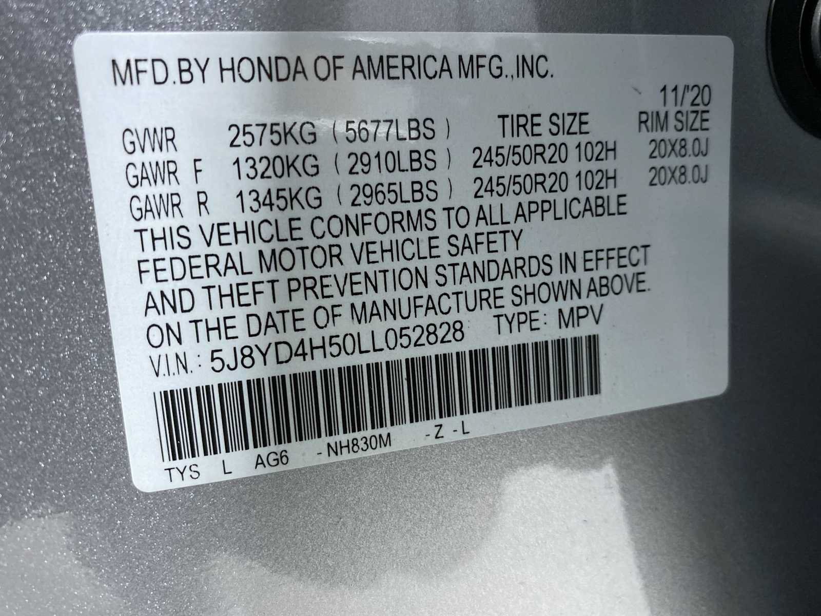Used 2020 Acura MDX SH-AWD w/ Technology Package image 21