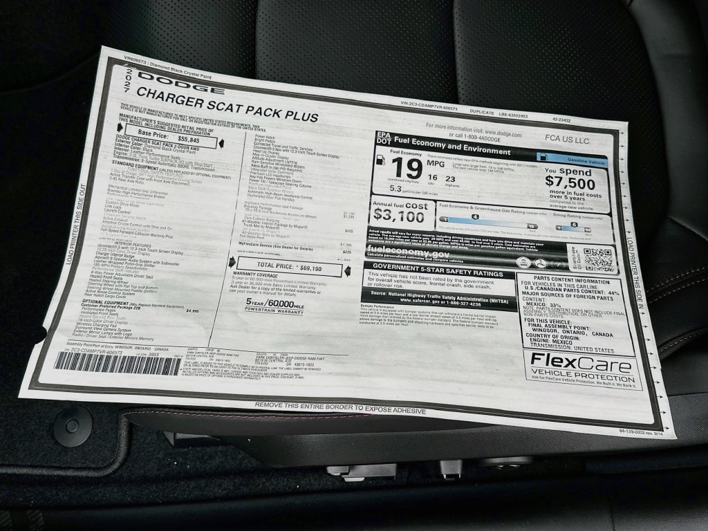 New 2027 Dodge Charger Scat Pack AWD/4WD image 12