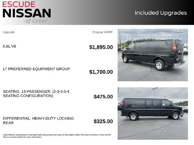 Used 2025 GMC Savana 3500 LT w/ LT Preferred Equipment Group RWD image 5