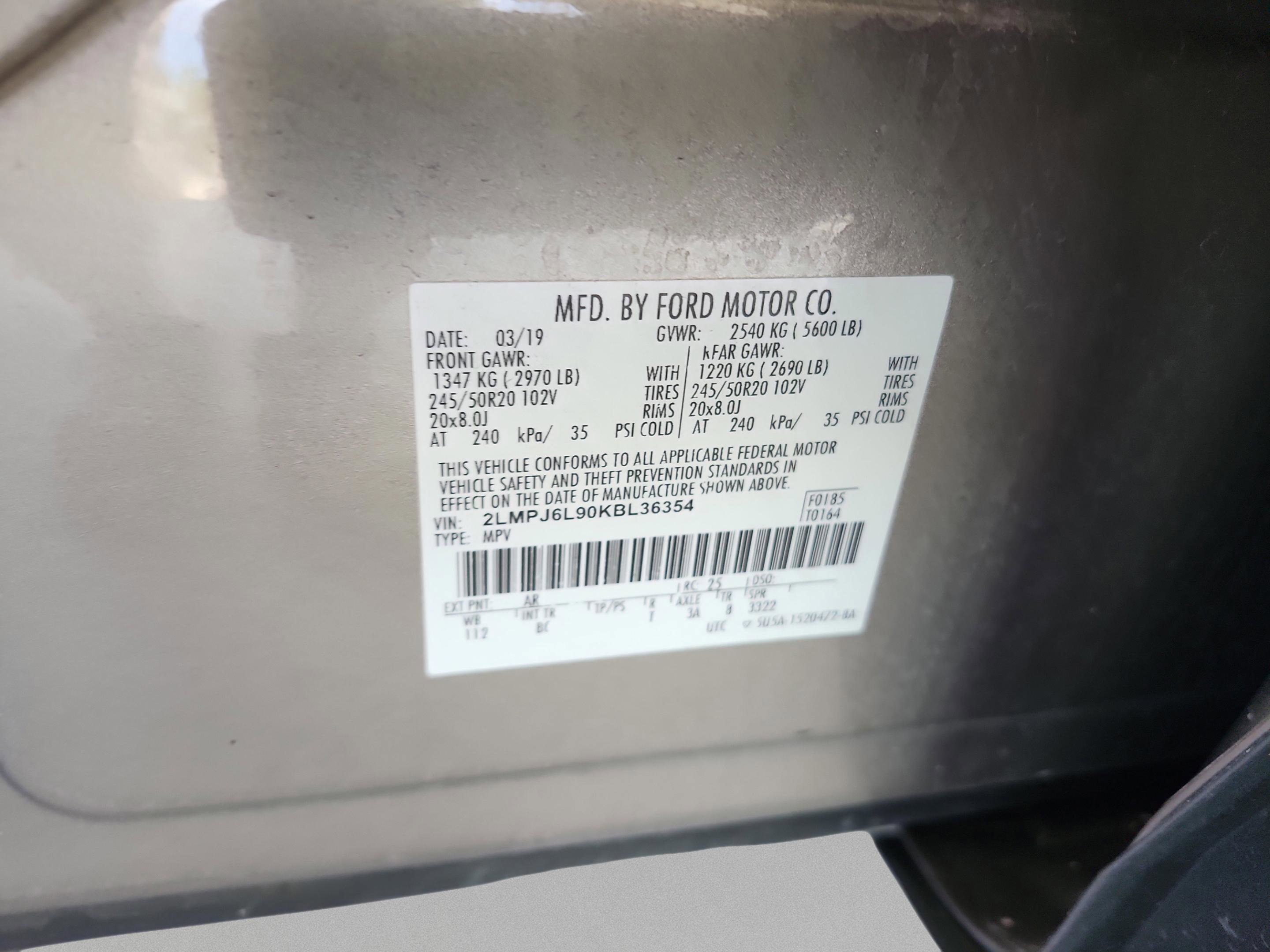 Used 2019 Lincoln Nautilus Reserve image 28