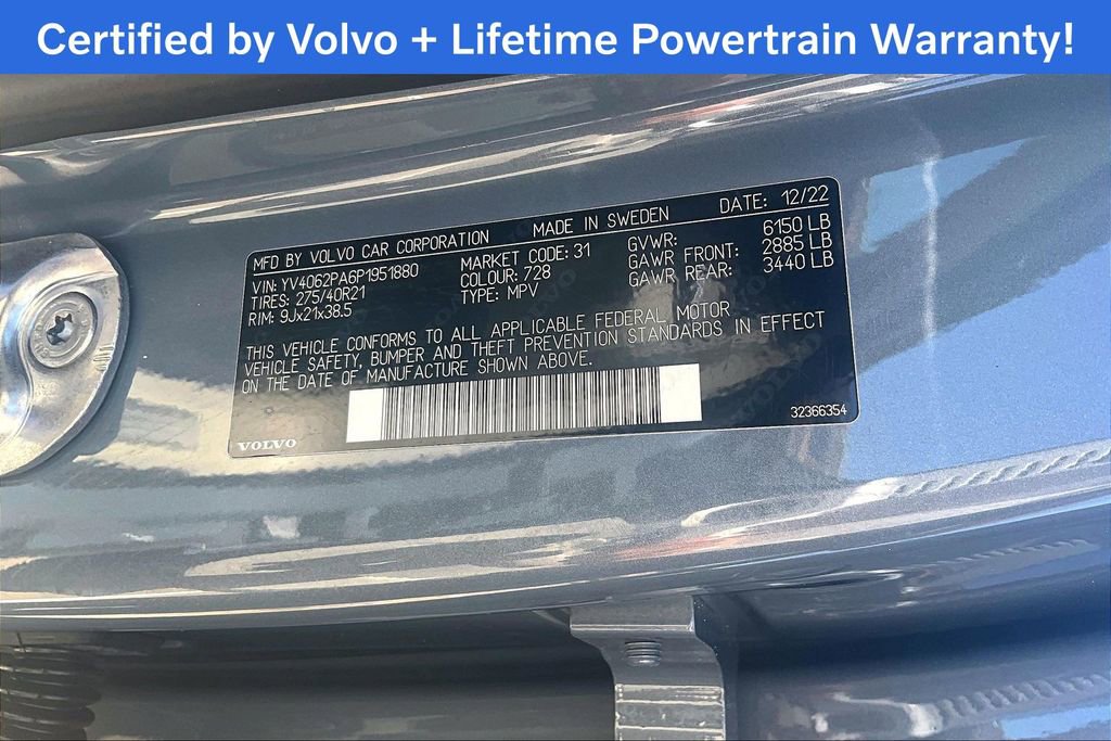 Used 2023 Volvo XC90 B6 Ultimate w/ Protection Package image 46