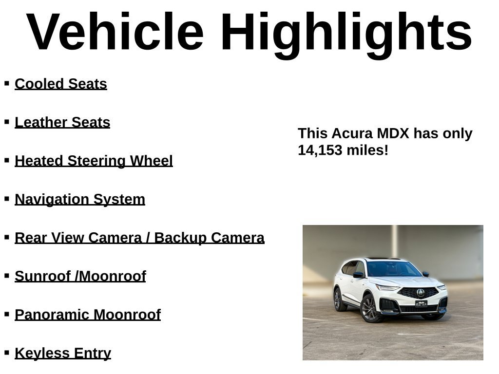 Used 2025 Acura MDX A-Spec AWD/4WD image 41