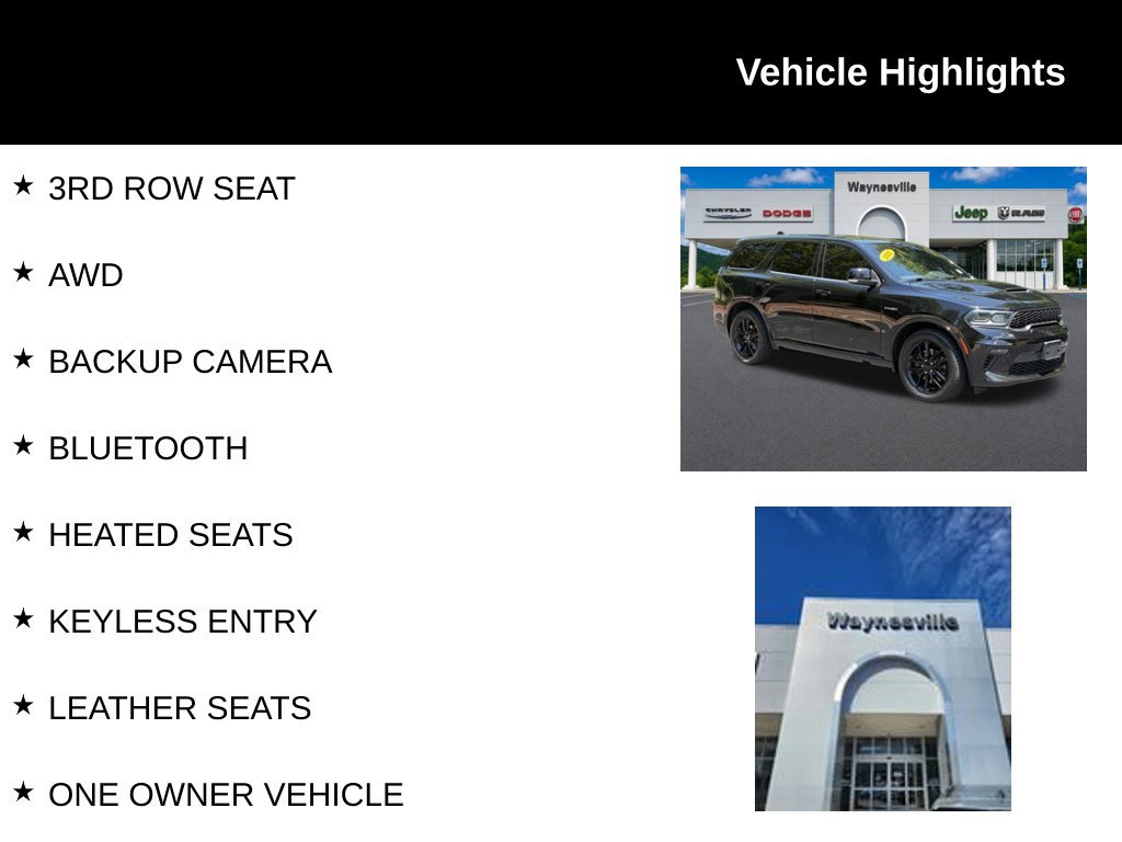 Used 2022 Dodge Durango R/T AWD/4WD image 2