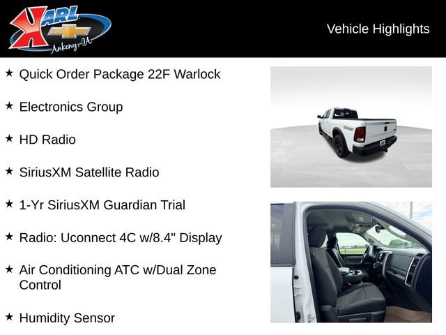 Used 2019 RAM 1500 Classic Warlock w/ Electronics Group AWD/4WD image 2