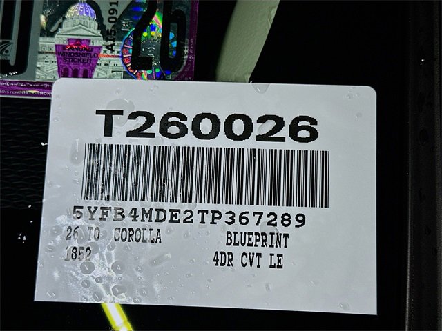 New 2026 Toyota Corolla LE image 12