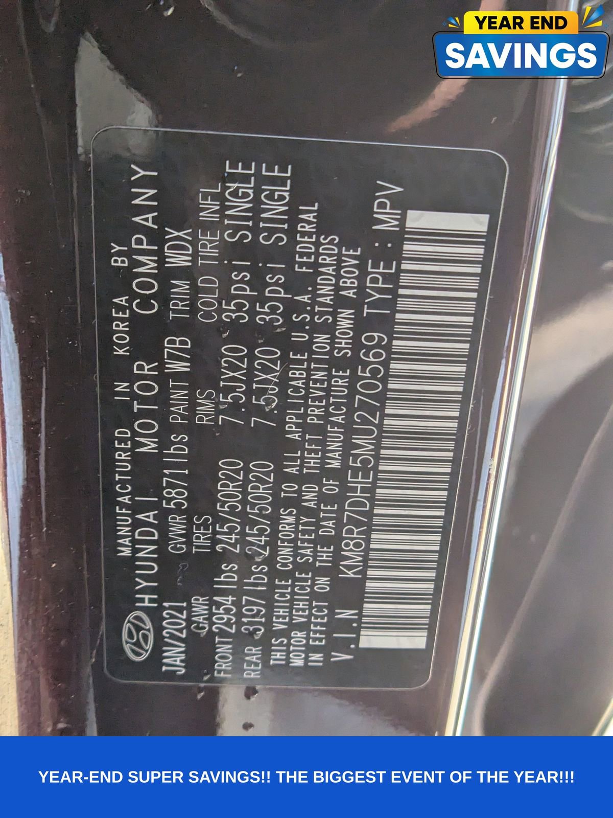 Used 2021 Hyundai Palisade Calligraphy image 46