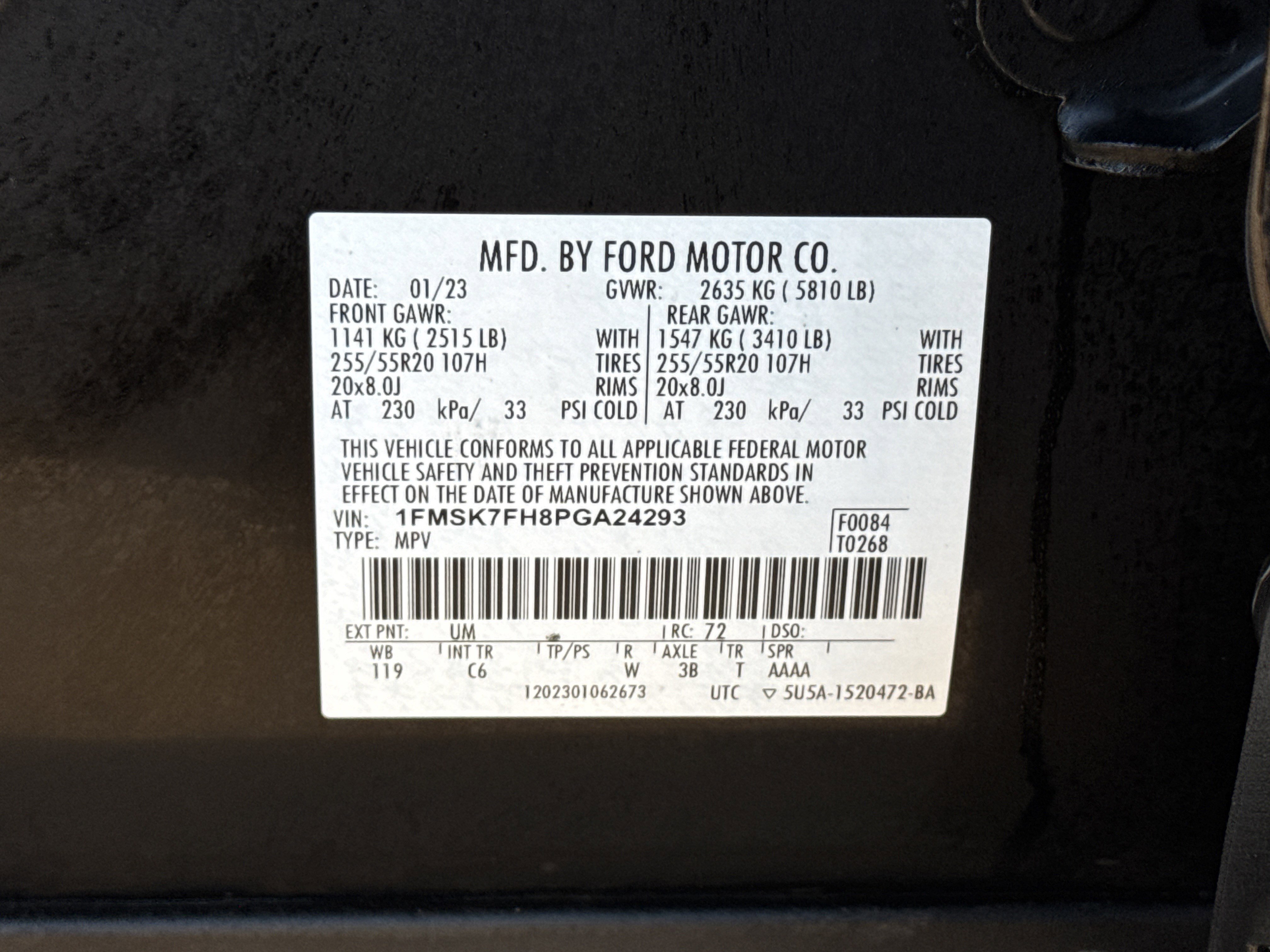 Used 2023 Ford Explorer Limited w/ Equipment Group 301A image 42