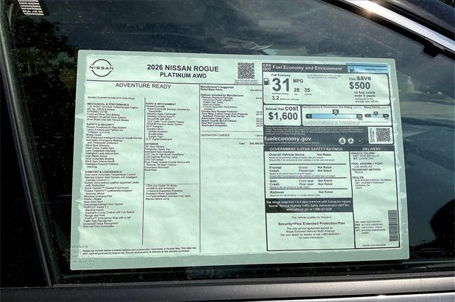 New 2026 Nissan Rogue Platinum w/ Platinum Premium Package image 12