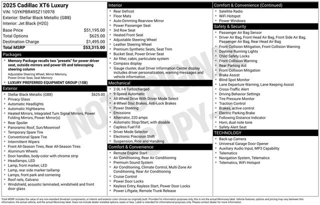 Used 2025 Cadillac XT6 Luxury image 4