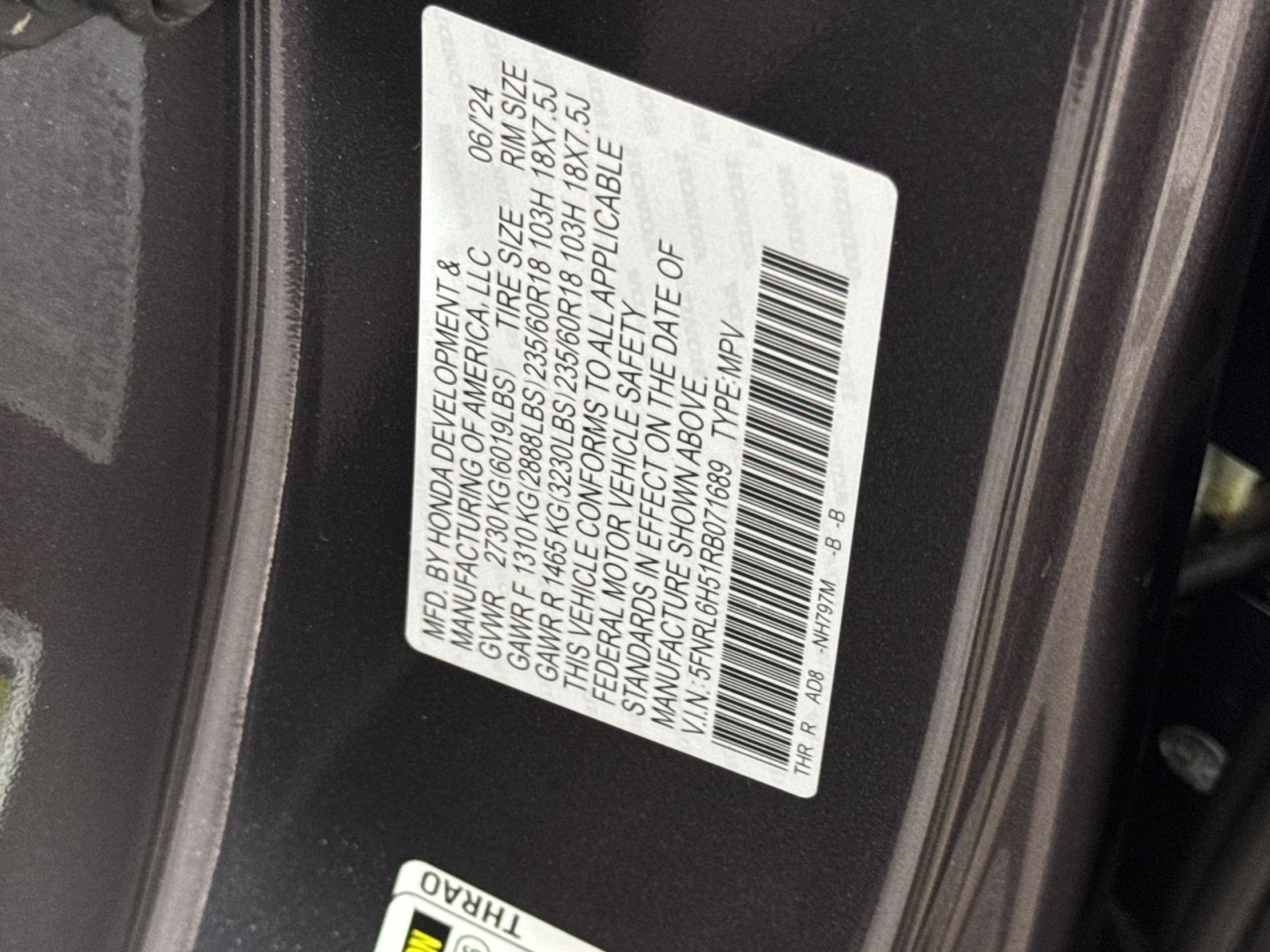 Used 2024 Honda Odyssey EX image 29
