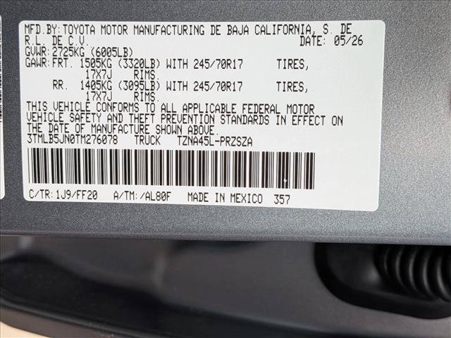 New 2026 Toyota Tacoma SR5 AWD/4WD image 17