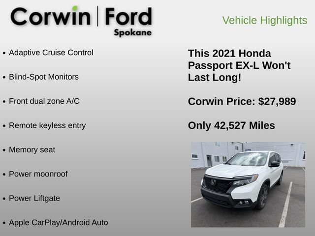 Used 2021 Honda Passport EX-L image 6