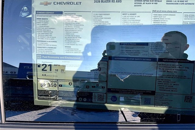 New 2026 Chevrolet Blazer RS w/ Driver Confidence II Package image 13